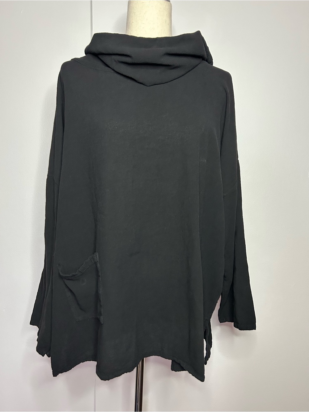 Oh My Gauze! Cotton High Neck long Sleeve Tunic Flowy Blouse